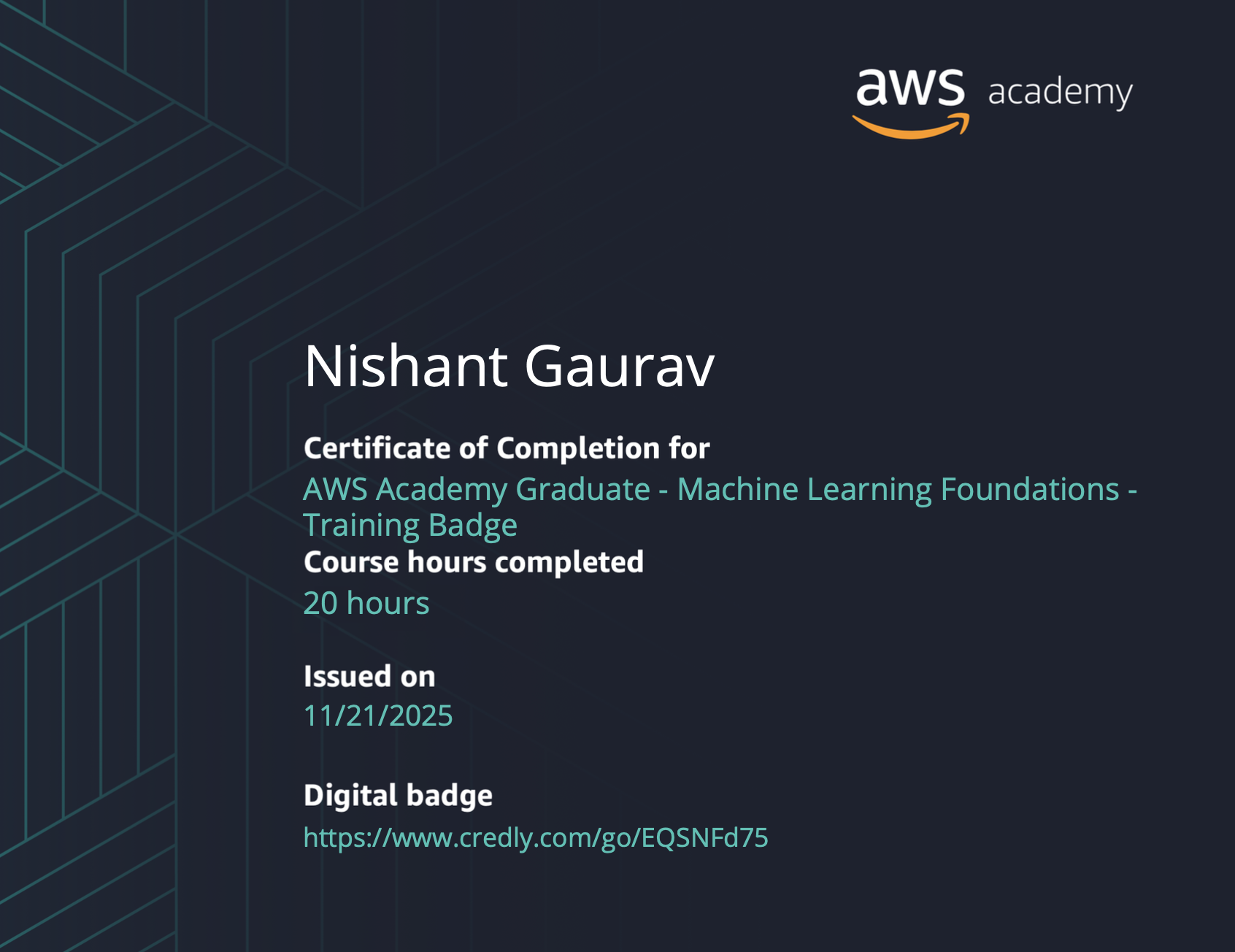 AWS ML Foundations
